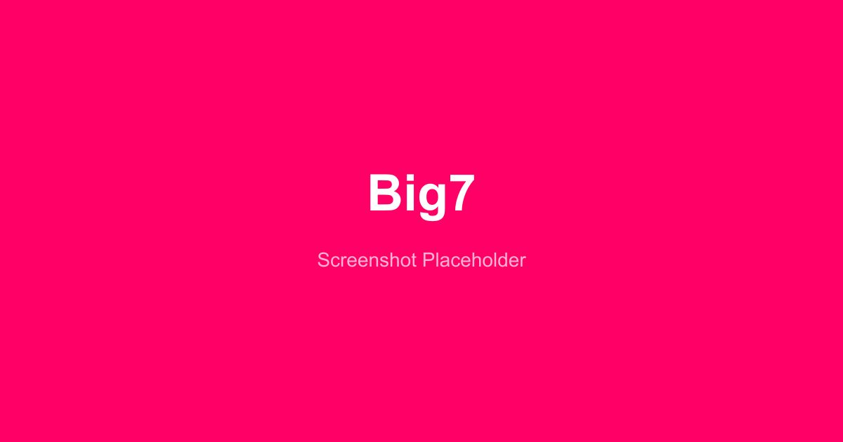 Big7 Startseite - Online-Dating-Portal im Test 2026